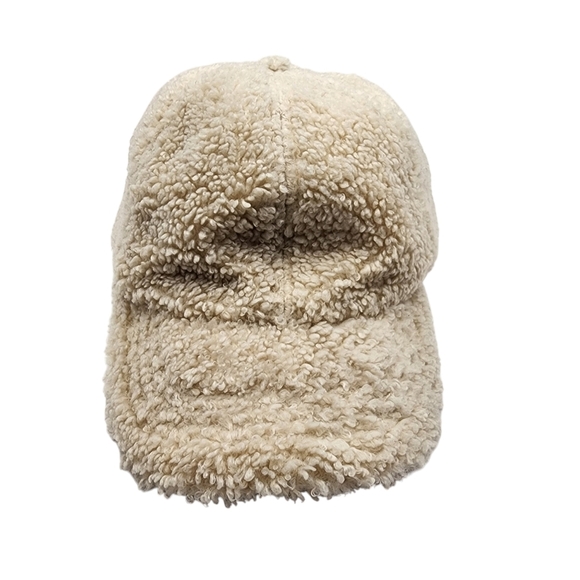 Z Supply Cream Sherpa Baseball Hat - Picture 2 of 5
